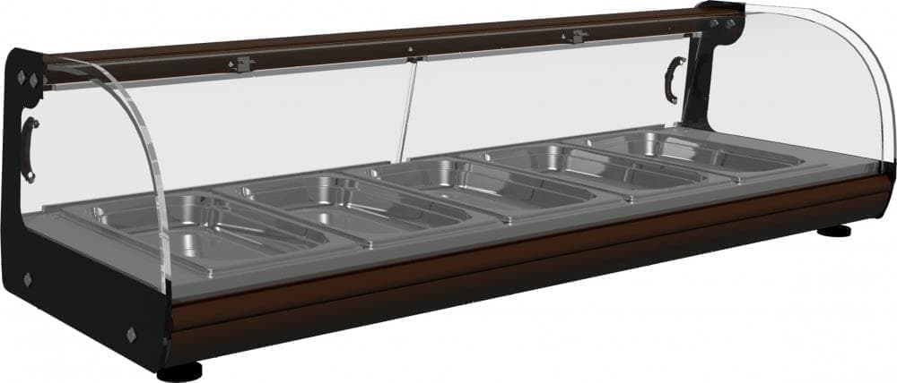 Тепловая витрина Carboma A37 SH 1,0-1 (ВТ-1,0) (5 GN 1/3)