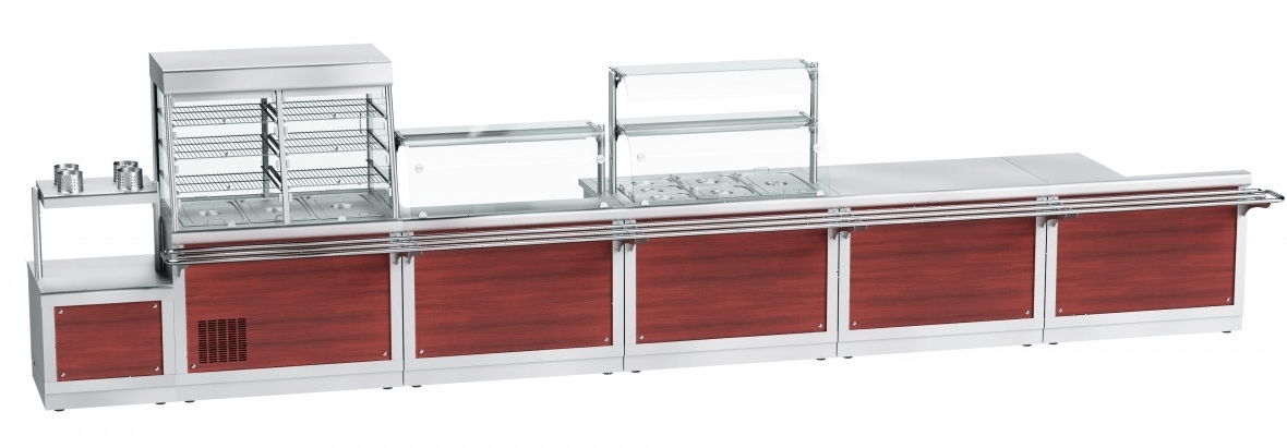 Мармит для вторых блюд Abat ЭМК-70Х с подогреваемой полкой (21000002880)