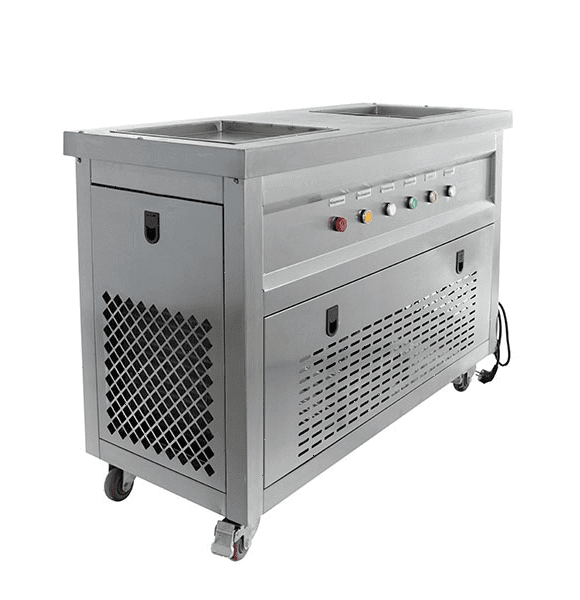 Фризер для жареного мороженого Foodatlas KCB-2F (стол для топпингов)