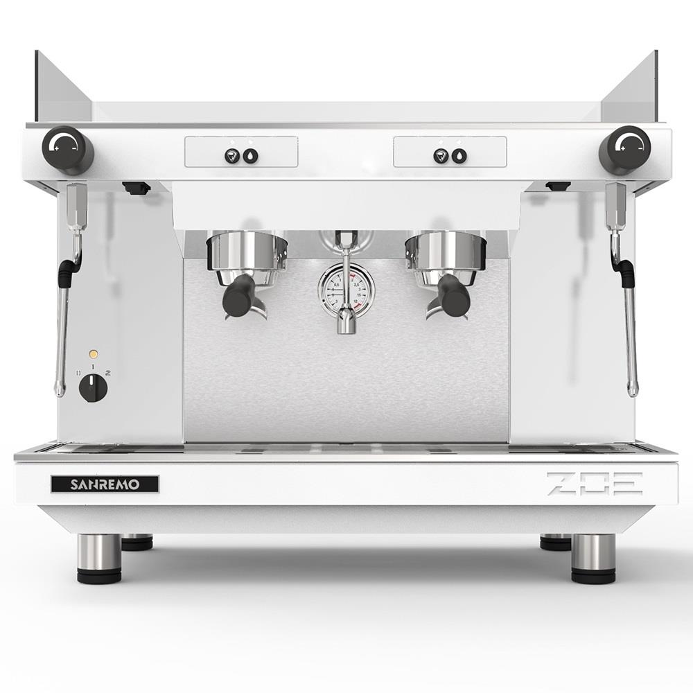Кофемашина рожковая Sanremo Zoe SAP Tall 2Gr высокие группы, белая