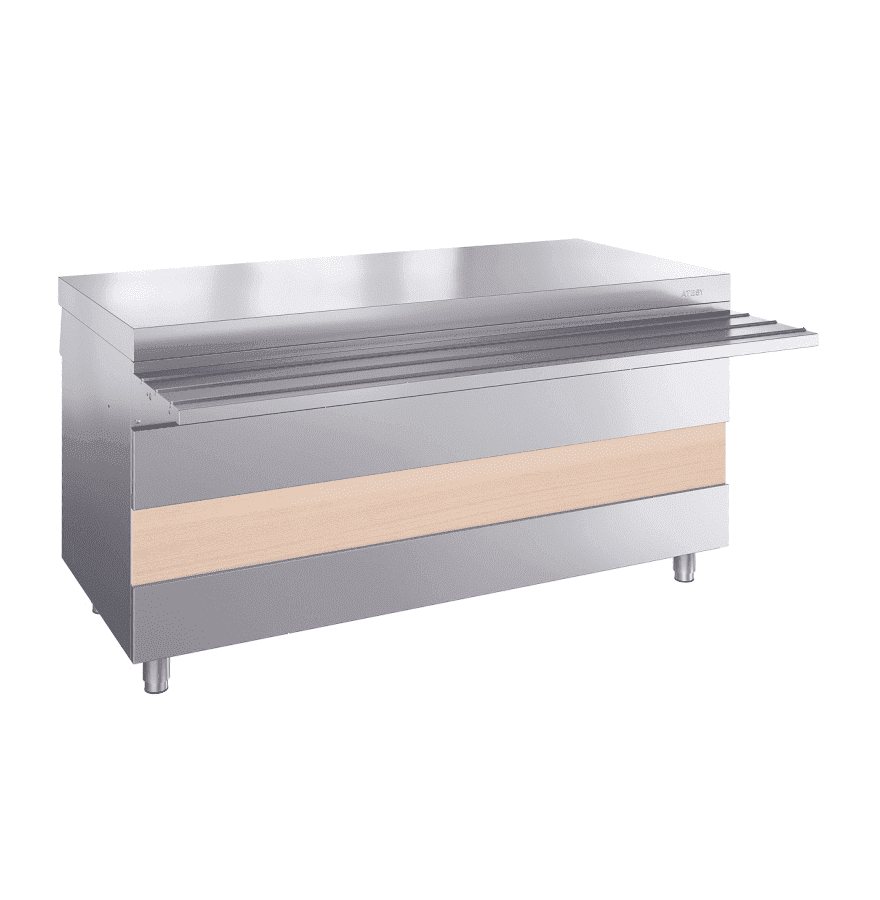 Прилавок горячих напитков Atesy Ривьера ПГН-1500-02 без полок