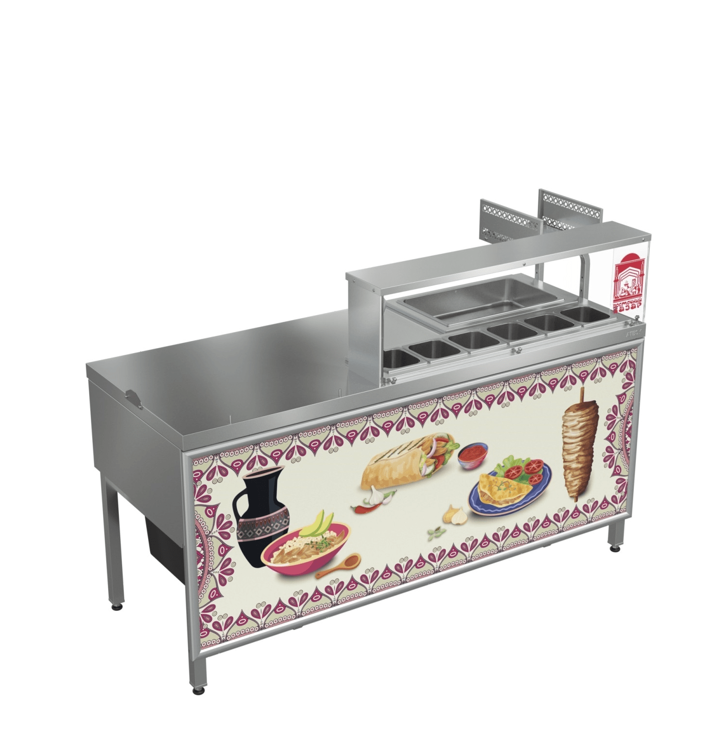 Шаурма-станция Atesy Восточный базар ШС-1800.700-02