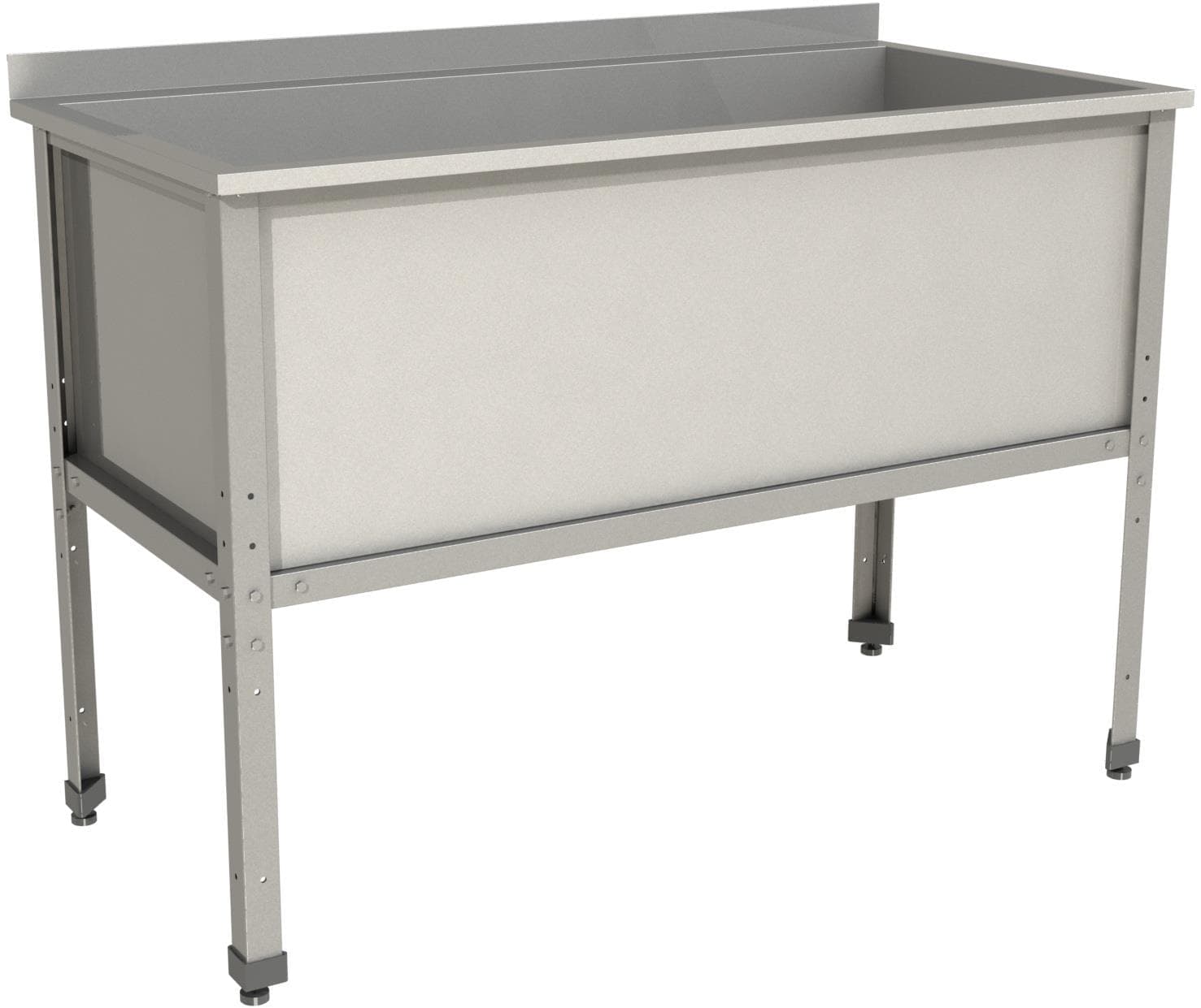 Ванна котломоечная с бортом Restoinox ВМСК-1/10/6-Б-ЭН