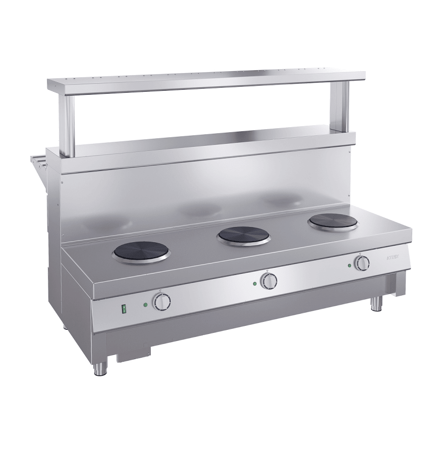 Прилавок-мармит для первых блюд Atesy Ривьера М1-3.1500-02-О без полок