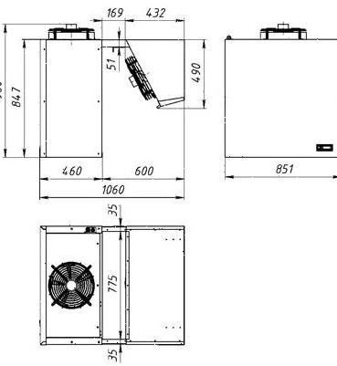 Моноблок низкотемпературный Марихолодмаш LMN 331..-25/-15°С
