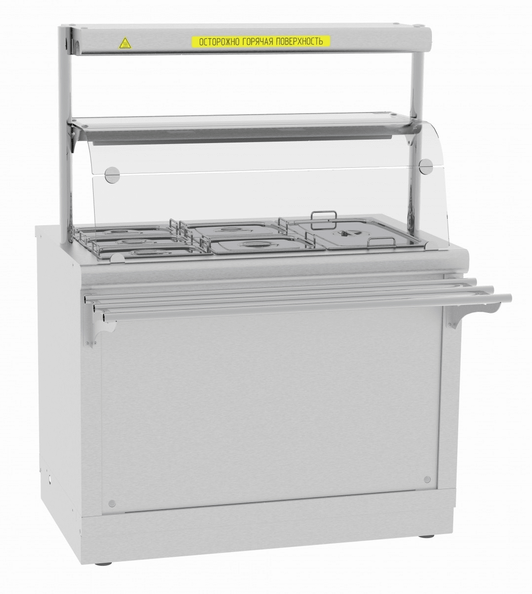 Мармит для вторых блюд Abat ЭМК-70Х с подогреваемой полкой (21000002880)