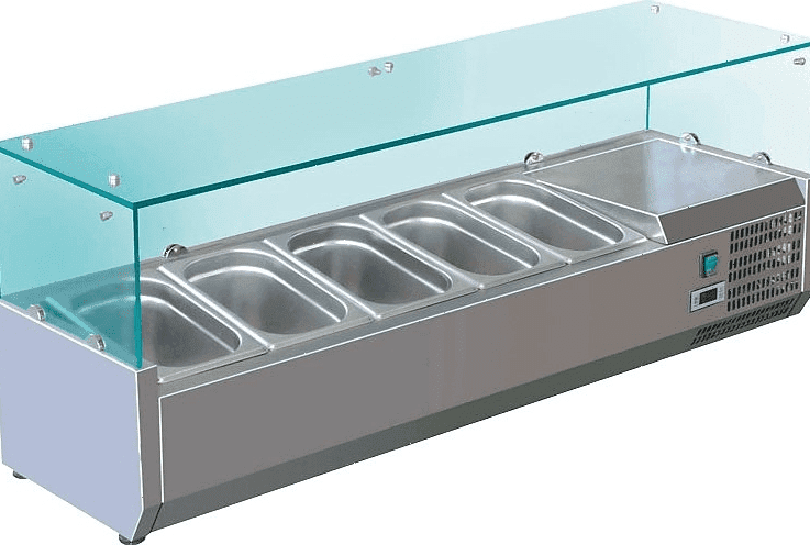 Витрина холодильная для ингредиентов Koreco VRX 1400-330 (335I)