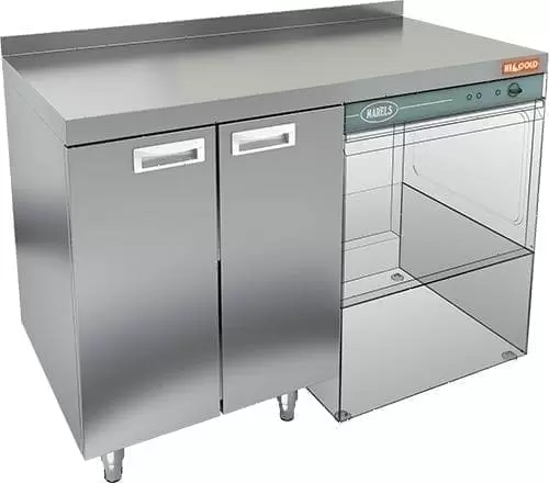 Стол под посудомоечную машину Hicold НБМСЗКП_12/7БП