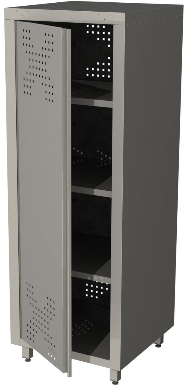 Шкаф кухонный для хлеба двери распашные Restoinox ШКРХ-6/6