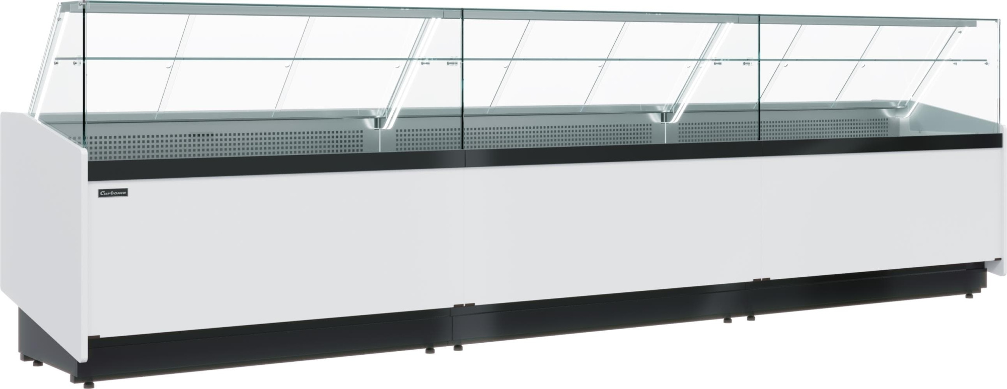 Витрина кондитерская Carboma KC80 SM 1,5-1 Тёмный дуб 1008