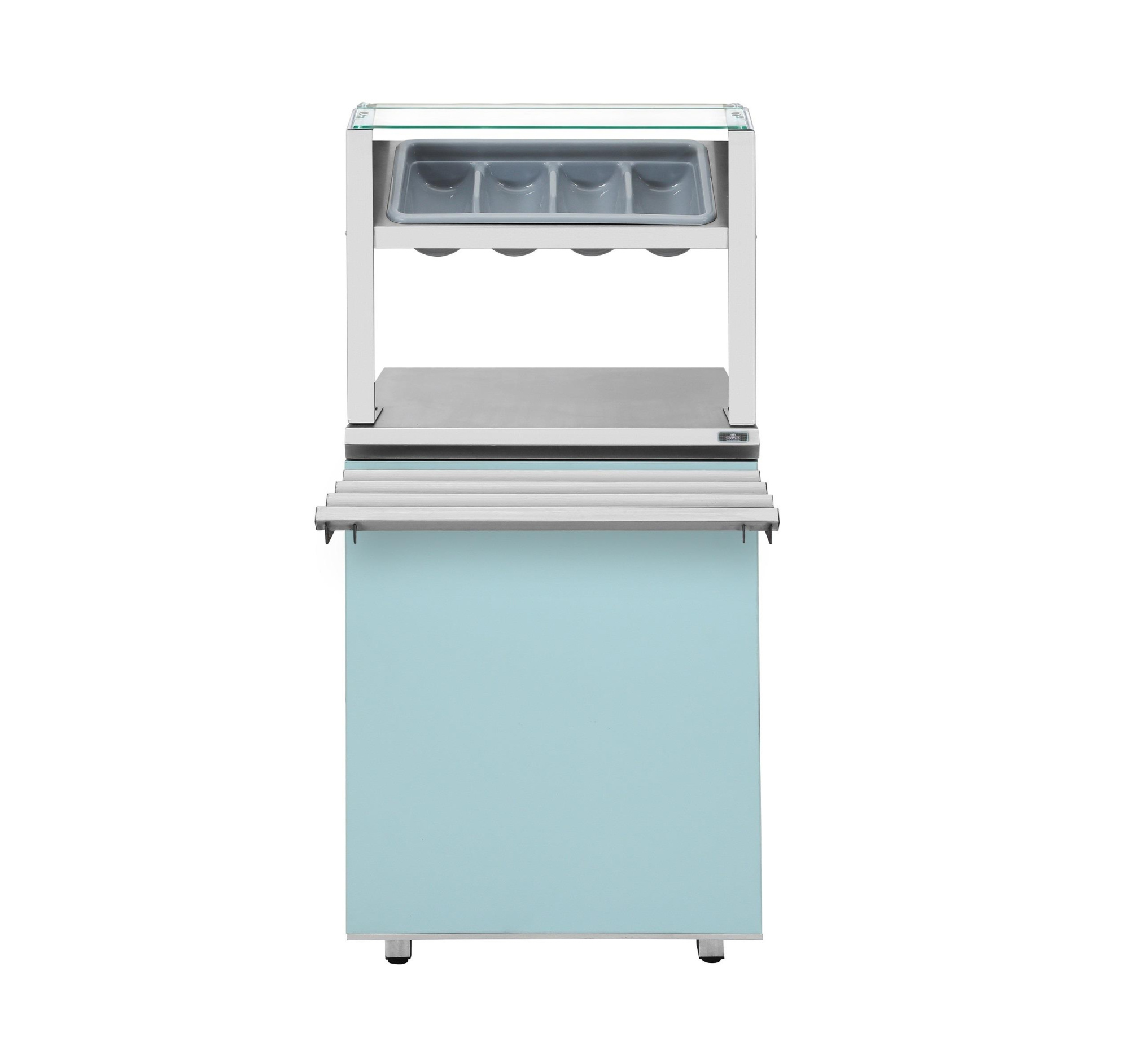 Прилавок для приборов и подносов Luxstahl ПП-600