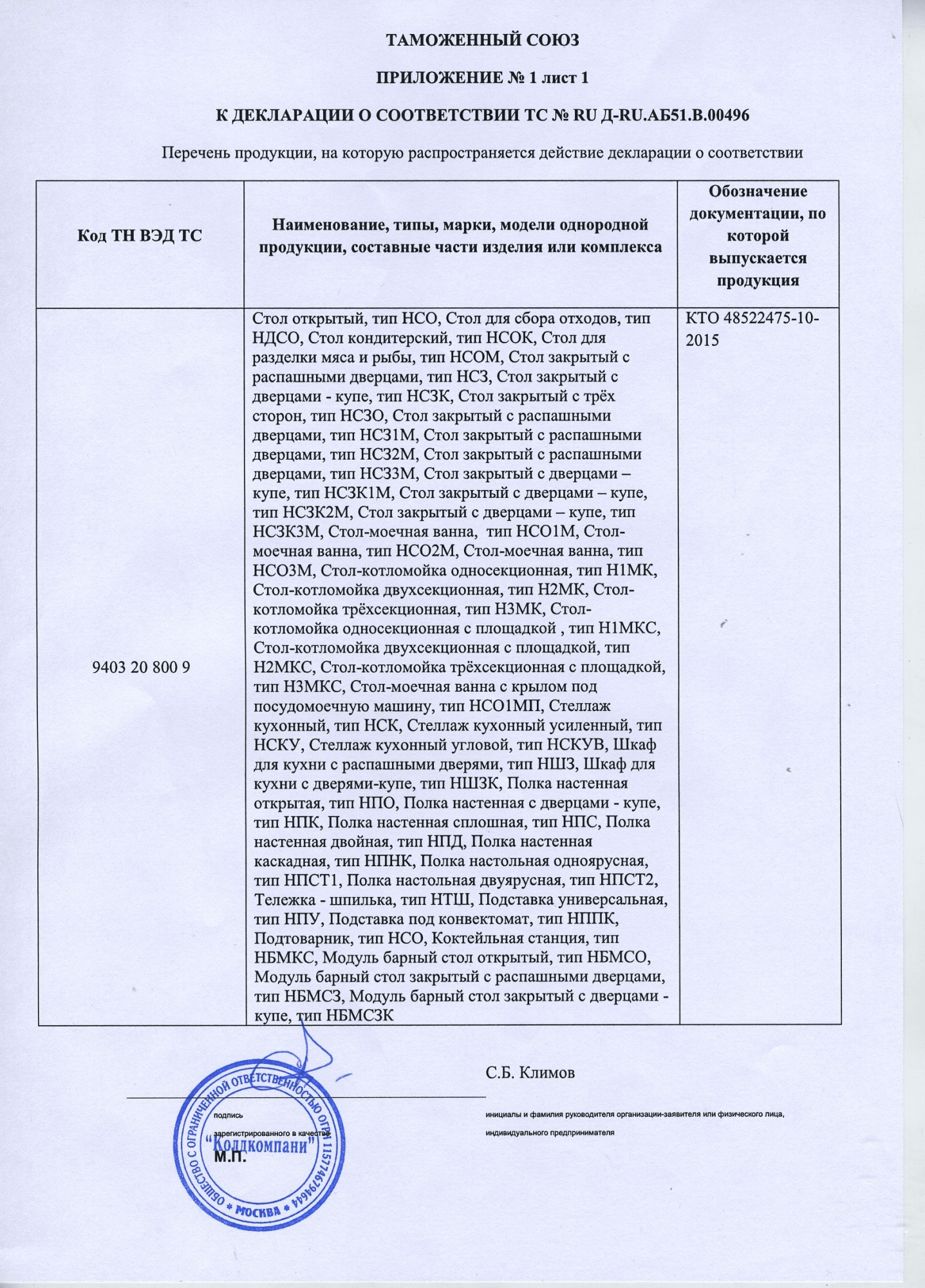 Ванна моечная Hicold НСО2М-13/6БР ЭН