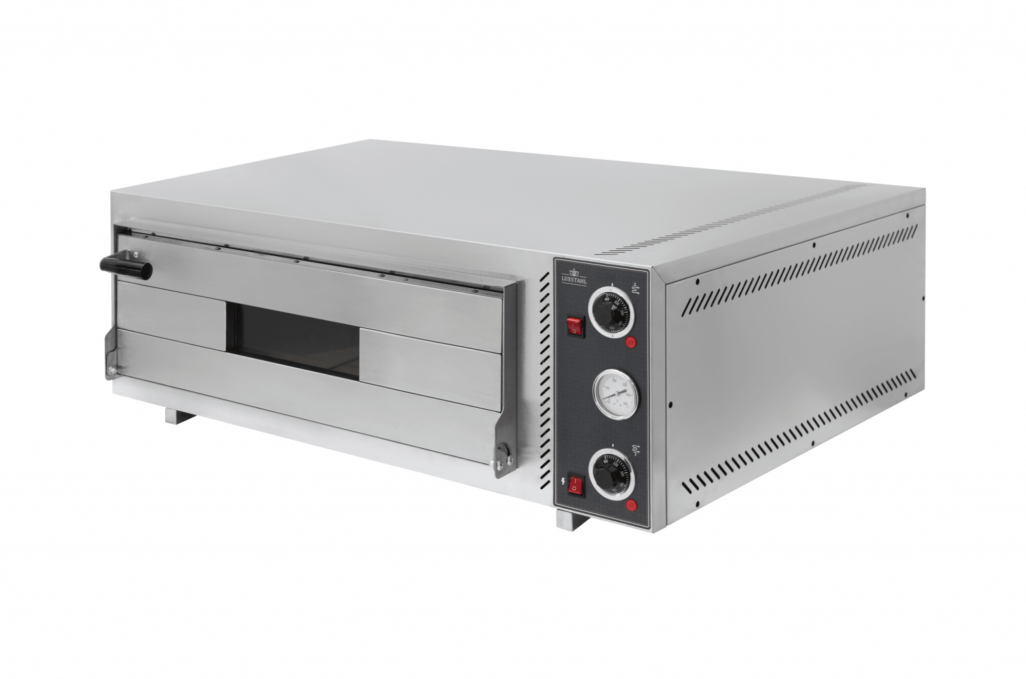 Печь для пиццы Luxstahl ПЭП-4 со стеклом