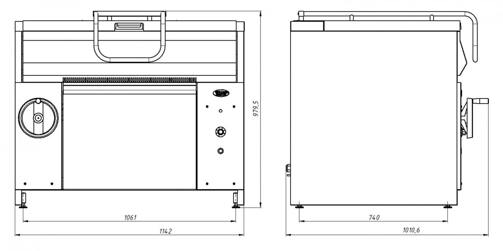 Сковорода опрокидывающаяся Grill Master Ф6ЖТЛСЖЭ 24045